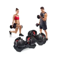 OZIO FITNESS 2 Mancuernas Ajustables Power 2,5-24 Kg (Par) Con Base De Almacenamiento -tienda de equipos de fitness 2 mancuernas ajustables power 25 24 kg par con base de almacenamiento 2