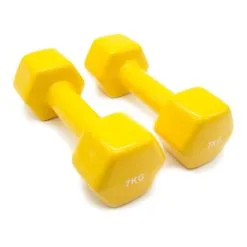 GOODBUY FITNESS 2 Mancuernas De Vinilo Gimnasia Adulto Azul -tienda de equipos de fitness 2 mancuernas de vinilo gimnasia adulto azul 4