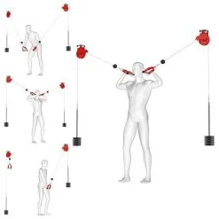 K-SPORT 2 Poleas Para El Montaje En El Techo