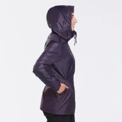 Abrigo De Montaña Y Nieve Impermeable Mujer Quechua SH100 Warm Morado -tienda de equipos de fitness abrigo de montaa y nieve impermeable mujer quechua sh100 warm morado 2