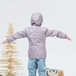 Abrigo De Montaña Y Nieve Impermeable Niños 2-6 Años Quechua SH100 X-warm Rosa -tienda de equipos de fitness abrigo de montaa y nieve impermeable nios 2 6 aos quechua sh100 x warm rosa 3