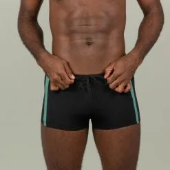 Nabaiji Bañador Bóxer Natación Negombo Hombre Negro Turquesa 8 Nabaiji Bañador Bóxer Natación Negombo Hombre Negro Turquesa -tienda de equipos de fitness baador boxer natacion negombo hombre negro turquesa 2