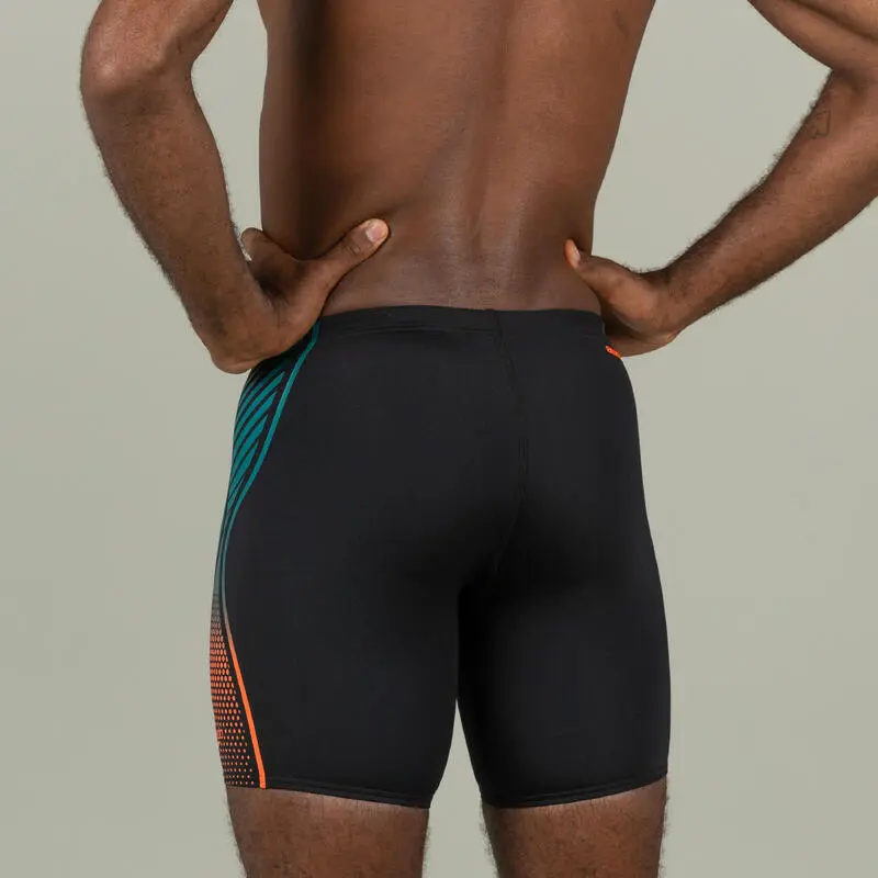 Bañador Bóxer Speedo Boost Hombre Negro Naranja Largo 5 Bañador Bóxer Speedo Boost Hombre Negro Naranja Largo - Imagen 3