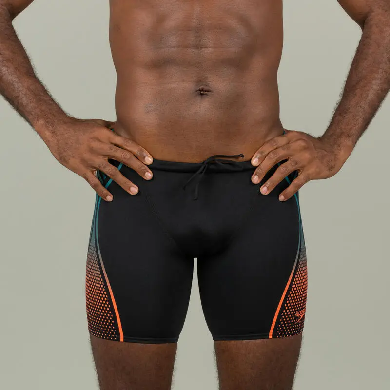 Bañador Bóxer Speedo Boost Hombre Negro Naranja Largo 6 Bañador Bóxer Speedo Boost Hombre Negro Naranja Largo - Imagen 4