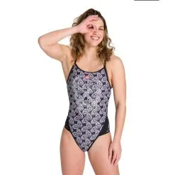 Bañador De Una Pieza ARENA W CRAZY POP SKULLS SUPERFLY BACK ONE PIECE -tienda de equipos de fitness baador de una pieza arena w crazy pop skulls superfly back one piece 3