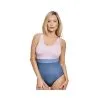 Dare 2b Bañador Entero De Una Pieza Make Waves Colores Sólidos Para Mujer Rosa Polvo, -tienda de equipos de fitness baador entero de una pieza make waves colores solidos para mujer rosa polvo