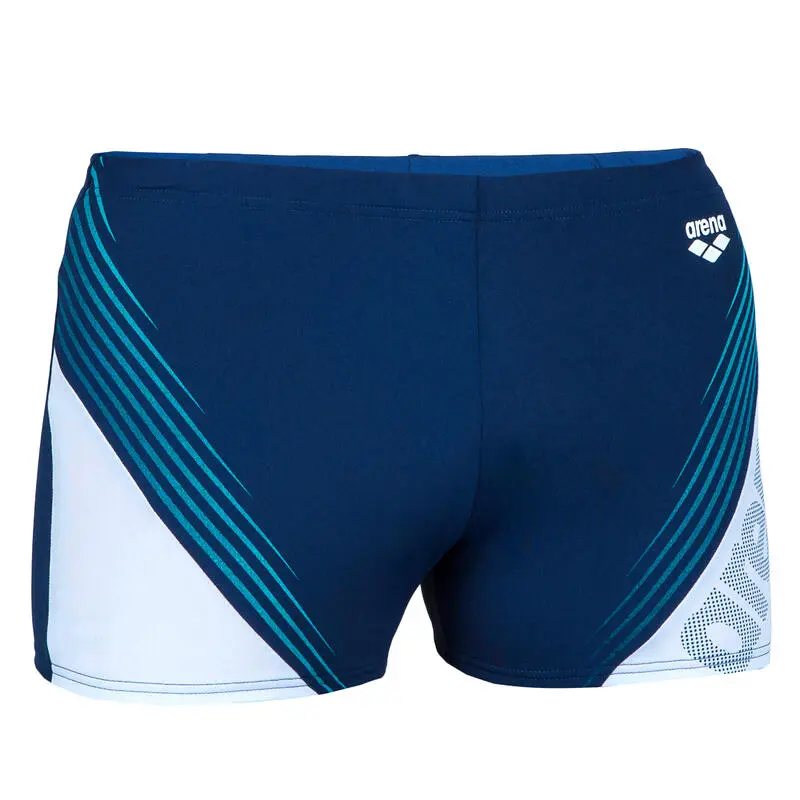 Bañador Hombre Natación Arena Bóxer Azul Marino Blanco Turquesa 6 Bañador Hombre Natación Arena Bóxer Azul Marino Blanco Turquesa - Imagen 4