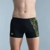 Bañador Hombre Natación Arena Bóxer Negro Amarillo 1 Bañador Hombre Natación Arena Bóxer Negro Amarillo -tienda de equipos de fitness baador hombre natacion arena boxer negro amarillo