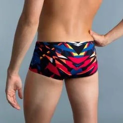 Bañador Hombre Natación Bóxer Nabaiji Negro Rojo -tienda de equipos de fitness baador hombre natacion boxer nabaiji negro rojo 1