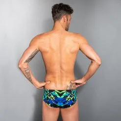Bañador Hombre Natación Bóxer Nabaiji Negro Verde 10 Bañador Hombre Natación Bóxer Nabaiji Negro Verde -tienda de equipos de fitness baador hombre natacion boxer nabaiji negro verde 3