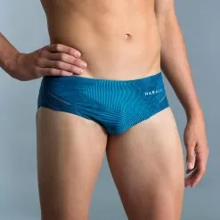 Bañador Hombre Natación Nabaiji Slip 900 Koli Gris Estampado -tienda de equipos de fitness baador hombre natacion nabaiji slip 900 lines azul estampado