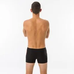 Bañador Hombre Natación Speedo Bóxer Negro Rojo -tienda de equipos de fitness baador hombre natacion speedo boxer negro rojo 1