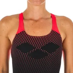 Bañador Mujer Natación Arena Swim Pro Negro Coral -tienda de equipos de fitness baador mujer natacion arena swim pro negro coral 3