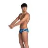 Bañador Slip Arena Hombre Azul Camuflaje -tienda de equipos de fitness baador slip arena hombre azul camuflaje