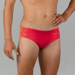 Bañador Hombre Natación Nabaiji Slip 900 Koli Gris Estampado -tienda de equipos de fitness baador slip natacion 900 print shell hombre naranja amarillo