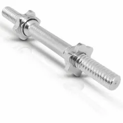 Barra De Mancuernas Gorilla Sports Cromada De 35 Cm Diámetro 30/31mm