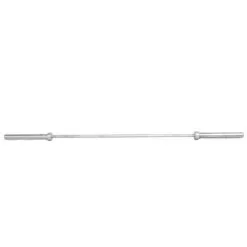 GOODBUY FITNESS Barra Olímpica Alta Carga Fuerza Adulto Plata