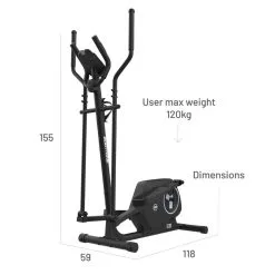 BODYTONE Bicicleta Elíptica DE30 Conectada Con Regulación Magnética Y Pantalla LCD -tienda de equipos de fitness bicicleta eliptica de30 conectada con regulacion magnetica y pantalla lcd 2