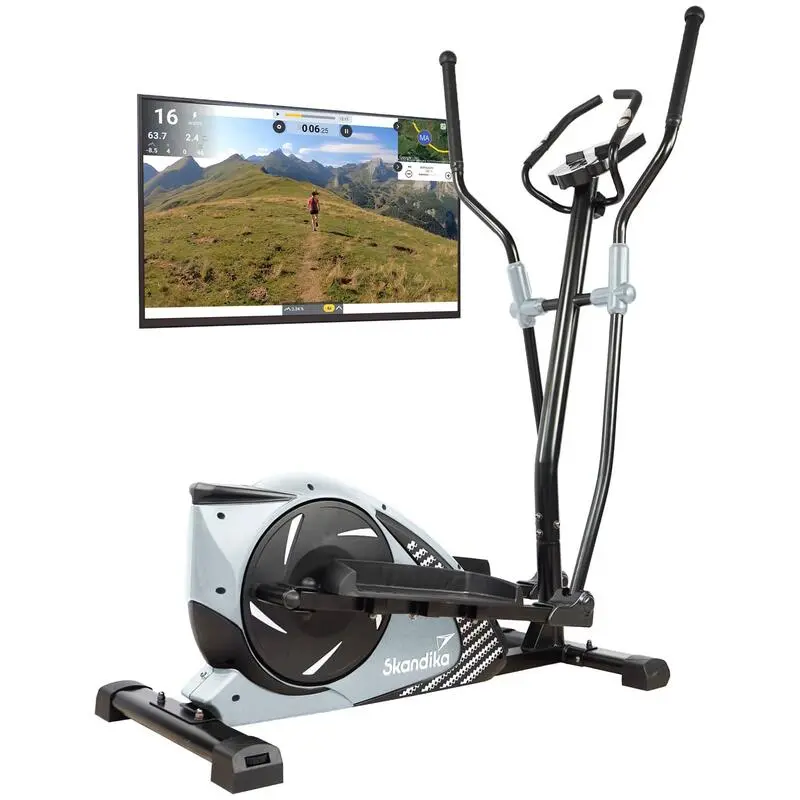 SKANDIKA Bicicleta Elíptica - Eleganse - Fitness - Bluetooth - Pulsómetro - Gris 3 SKANDIKA Bicicleta Elíptica - Eleganse - Fitness - Bluetooth - Pulsómetro - Gris