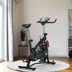 Bicicleta Estática Con Volante Inercia 10 Kg HOMCOM 47x120x117 Cm Azul -tienda de equipos de fitness bicicleta estatica con volante inercia 10 kg homcom 47x120x117 cm azul 1