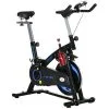 Bicicleta Estática Con Volante Inercia 10 Kg HOMCOM 47x120x117 Cm Azul -tienda de equipos de fitness bicicleta estatica con volante inercia 10 kg homcom 47x120x117 cm azul