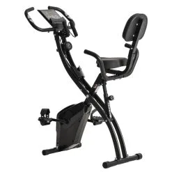 Bicicleta Estática HOMCOM Negro 52x107x110 Cm Acero Abs Pvc