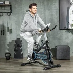 tienda de equipos de fitness -tienda de equipos de fitness bicicleta estatica resistencia ajustables sportnow 114x59x117 cm negro 1