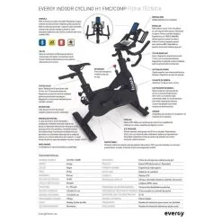 EVERGY BICICLETA ESTÁTICA SPINING INDOOR H1 -tienda de equipos de fitness bicicleta estatica spining indoor h1 3