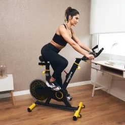 Bicicleta Indoor Spinning Bodytone AB100-BY Amarillo Rueda Inercia 14kg 8 Bicicleta Indoor Spinning Bodytone AB100-BY Amarillo Rueda Inercia 14kg -tienda de equipos de fitness bicicleta indoor spinning bodytone ab100 by amarillo rueda inercia 14kg 1