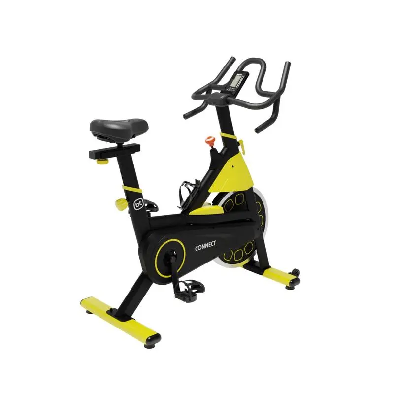 Bicicleta Indoor Spinning Bodytone Conectada Amarillo Rueda Inercia 16kg 4 Bicicleta Indoor Spinning Bodytone Conectada Amarillo Rueda Inercia 16kg - Imagen 2