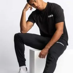 AESTHETIC WOLF Black Panther Pantalones De Deporte Fitness Slim Fit - Hombre - Negro -tienda de equipos de fitness black panther pantalones de deporte fitness slim fit hombre negro 4