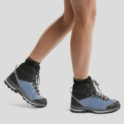 Botas De Montaña Y Trekking Impermeables De Piel Mujer Forclaz Trek 100 -tienda de equipos de fitness botas de montaa y trekking impermeables de piel mujer forclaz trek 100 4