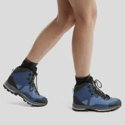 Botas De Montaña Y Trekking Impermeables Mujer Forclaz Trek100 Azul -tienda de equipos de fitness botas de montaa y trekking impermeables mujer forclaz trek100 azul 4