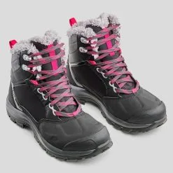 Botas De Nieve Y Apreski Impermeables Mujer Quechua SH520 X-Warm Negro -tienda de equipos de fitness botas de nieve y apreski impermeables mujer quechua sh520 x warm negro 1