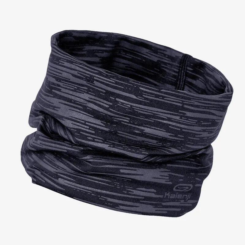 Kalenji Braga Cuello Running Negro Jaspeado 3 Kalenji Braga Cuello Running Negro Jaspeado