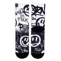 PACIFIC And CO Calcetin Running Con Tejido Coolmax Unisex Acid BW, Sublimado Multicolor -tienda de equipos de fitness calcetin running con tejido coolmax unisex acid bw sublimado multicolor 2