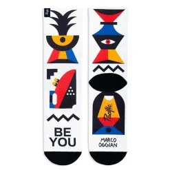 PACIFIC And CO Calcetin Running Con Tejido Coolmax Unisex Be You, Sublimado Multicolor -tienda de equipos de fitness calcetin running con tejido coolmax unisex be you sublimado multicolor 2