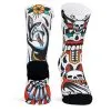 PACIFIC And CO Calcetin Running Con Tejido Coolmax Unisex Skull, Sublimado Multicolor -tienda de equipos de fitness calcetin running con tejido coolmax unisex skull sublimado multicolor
