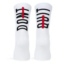 PACIFIC And CO Calcetin Running Unisex Don't Quit, Tricotado Color Neon Amarillo -tienda de equipos de fitness calcetin running unisex dont quit tricotado color blanco