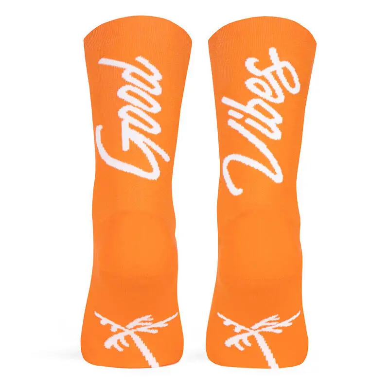 PACIFIC And CO Calcetin Running Unisex Good Vibes, Tricotado Color Naranja 3 PACIFIC And CO Calcetin Running Unisex Good Vibes, Tricotado Color Naranja