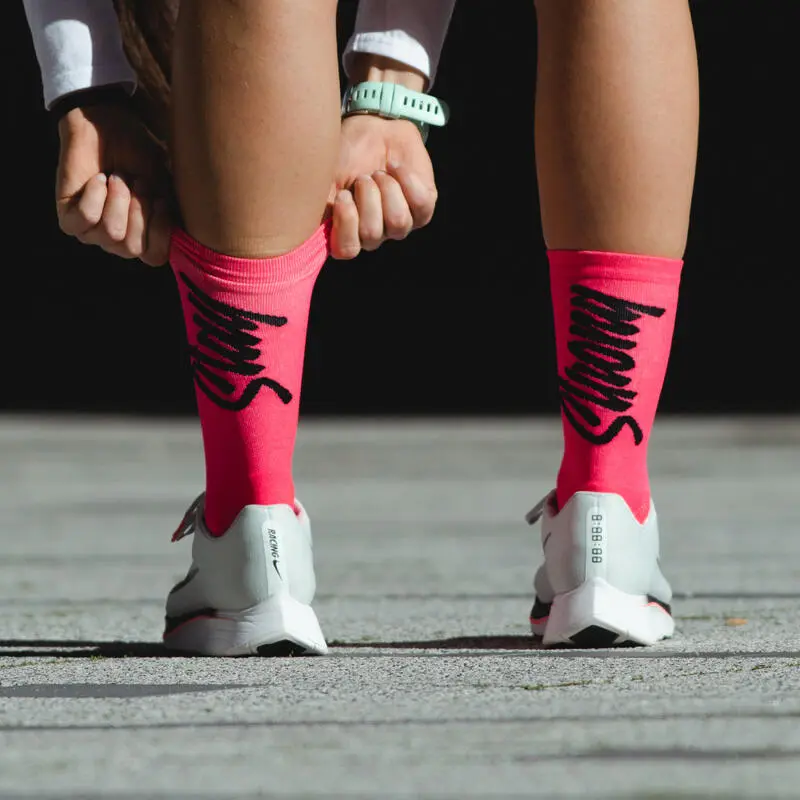 PACIFIC And CO Calcetin Running Unisex Stay Strong, Tricotado Color Coral 4 PACIFIC And CO Calcetin Running Unisex Stay Strong, Tricotado Color Coral - Imagen 2