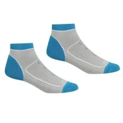 Regatta Calcetines Al Tobillo Samaris Trail Colores Sólidos Para Mujer Packs De 2 Negro, -tienda de equipos de fitness calcetines al tobillo samaris trail colores solidos para mujer packs de 2 acero