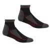 Regatta Calcetines Al Tobillo Samaris Trail Colores Sólidos Para Mujer Packs De 2 Negro,