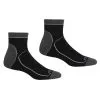 Regatta Calcetines Al Tobillo Samaris Trail Para Hombre Packs De 2 Negro, Acero Oscuro -tienda de equipos de fitness calcetines al tobillo samaris trail para hombre packs de 2 negro acero oscuro