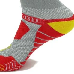 CALCETINES DE RUNNING #LIFE Unisex - KAMUABU Color GRIS/AMARILLO 23cm De Caña -tienda de equipos de fitness calcetines de running life unisex kamuabu color grisamarillo 23cm de caa 4