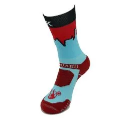 CALCETINES DE RUNNING #LIFE Unisex - KAMUABU Color ROJO/AZUL 23cm De Caña -tienda de equipos de fitness calcetines de running life unisex kamuabu color rojoazul 23cm de caa 3