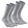 Calcetines Térmicos De Trekking Y Montaña Adulto Quechua SH100 Gris 2 Pares -tienda de equipos de fitness calcetines termicos de trekking y montaa adulto quechua sh100 gris 2 pares