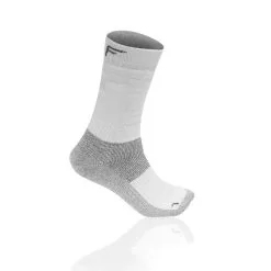 Calcetines Trekking Lana Merino TN 400 Antracita F-Lite Blanco/Gris