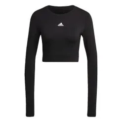 Camiseta Adidas AEROKNIT Seamless Fitted Cropped -tienda de equipos de fitness camiseta adidas aeroknit seamless fitted cropped 2