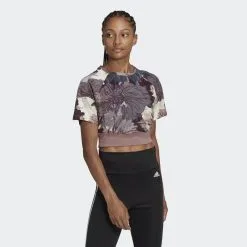 ADIDAS Camiseta Allover Print Cropped -tienda de equipos de fitness camiseta allover print cropped 5